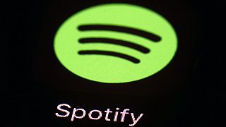 Logótipo do Spotify, a plataforma de áudio lider do mercado mundial