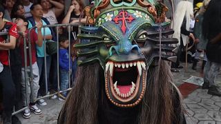 Mexicans re-enact Indigenous rebellion against Spanish conquest.