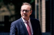 Kevin Spacey walks outside Southwark Crown Court in London - Wednesday 26 July 2023