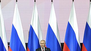Putins Afrika-Gipfel in St. Petersburg, auf dem Jewgeni Prigoschin gesehen wurde