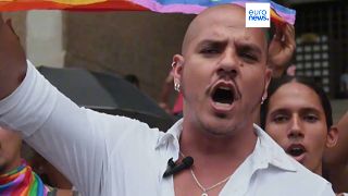 Protesta por los derechos LGBT ante el Tribunal de Carabobo