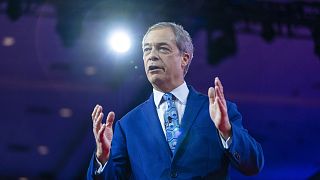 Nigel Farage egy amerikai konzervatív CPAC-konferencián