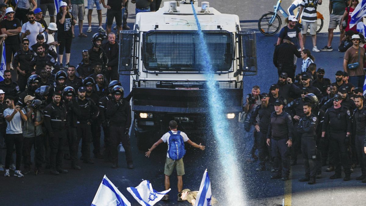 الاحتجاجات في تل أبيب
