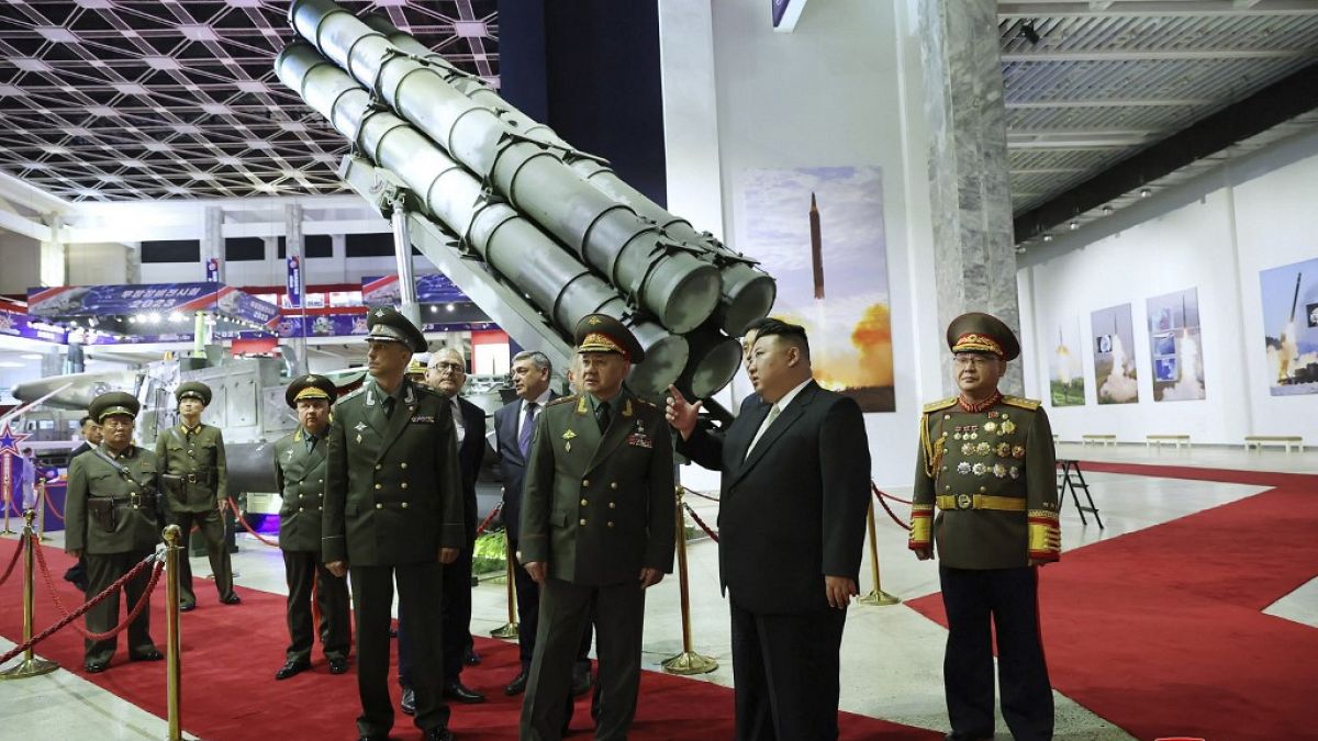 Kuzey Kore lideri Kim, Rus Savunma Bakanı Şoygu'ya yeni İHA'ları tanıttı