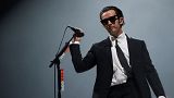 Matty Healy of the 1975 performs at the Reading Music Festival, England, Sunday, 28 August 2022.