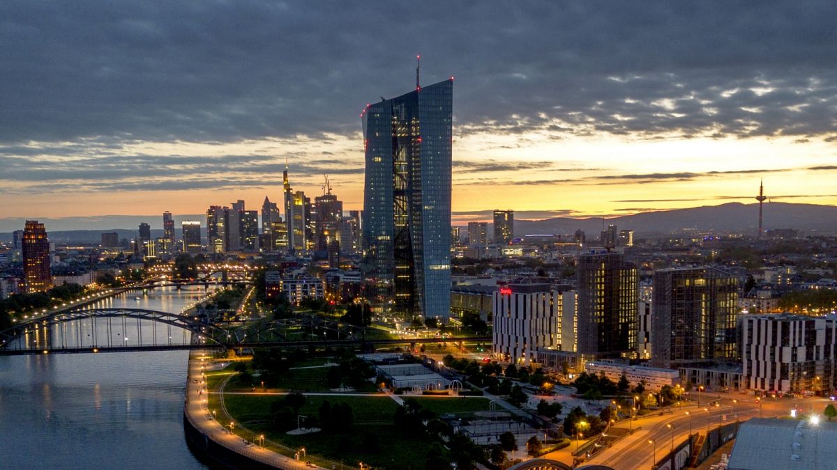 AZ EKB épülete Frankfurtban