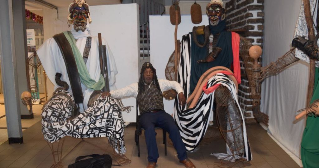 Cameroonian sculptor transforming wastes into arts