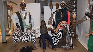 Cameroonian sculptor transforming wastes into arts