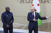 Vladimir Putin recebe líderes africanos em São Petersburgo