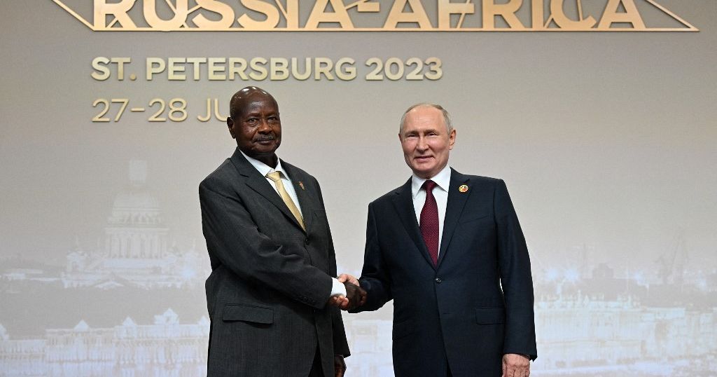 Zimbabwe and Uganda leaders meet with Russian President Putin