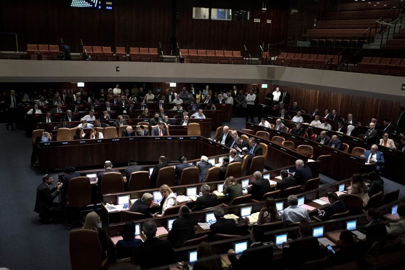 Az izraeli parlament, a Kneszet (korábbi felvétel)