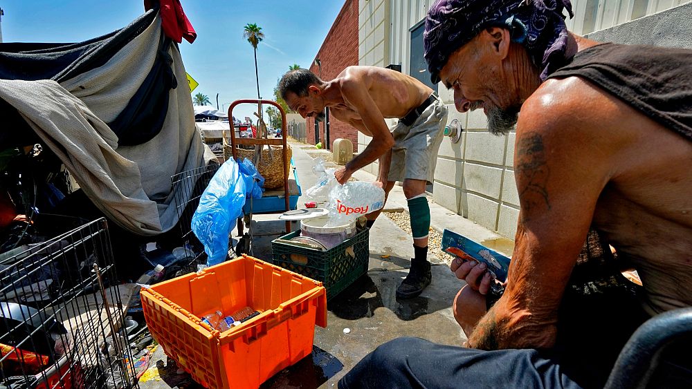 Arizona’s homeless fear burns as outside surfaces heat up to 82C