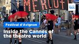 A performance at the Palais des Papes in Avignon. This year the festival's budget was €17 million euros.