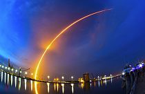 Starlink uydularını taşıyan SpaceX Falcon 9 roketi 23 Temmuz 2023'te Cape Canaveral Uzay Kuvvetleri İstasyonu'ndan fırlatıldı