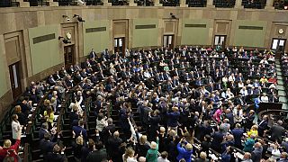 Abstimmung im polnischen Parlament 