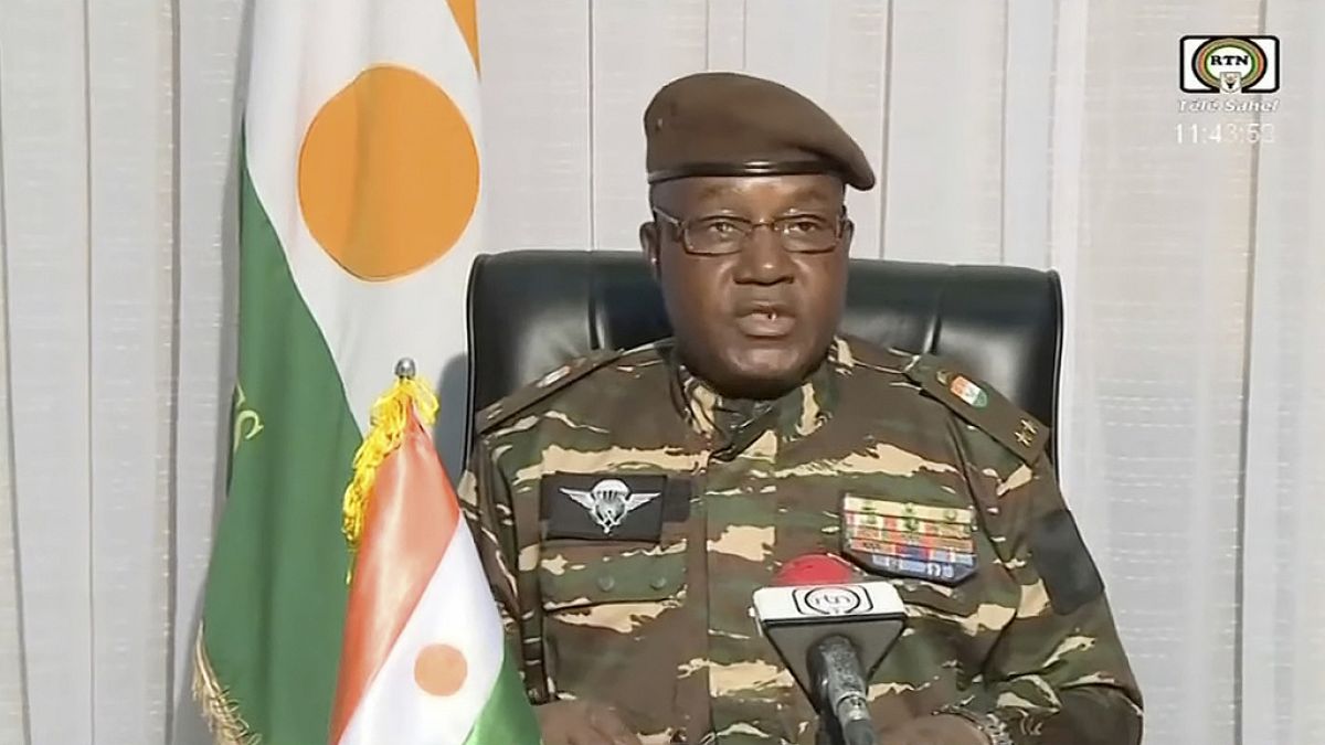 El general Abdourrahmane Tiani que dirige Níger tras el golpe de Estado 