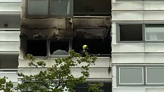 حريق في مبنى سكني ببرلين