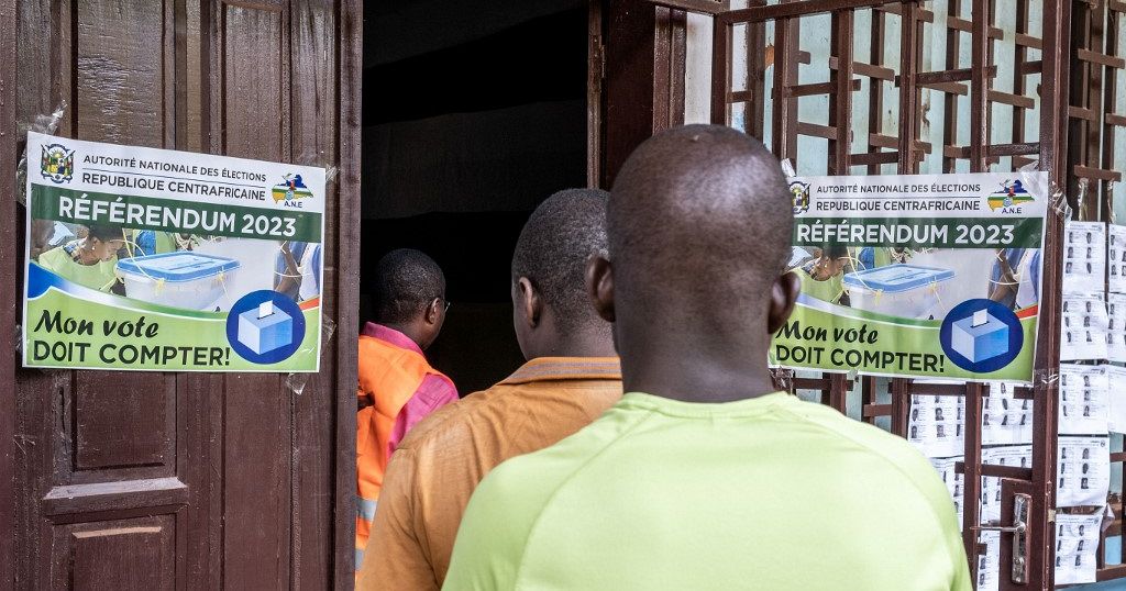 Voting underway in the Central African Republic