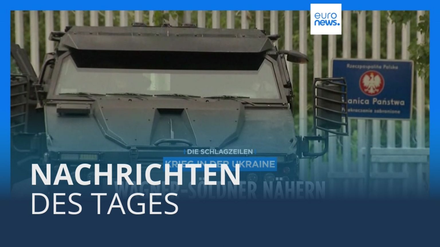 Nachrichten des Tages | 30. Juli - Mittagsausgabe