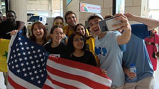 Young pilgrims at WYD.