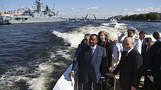 Des dirigeants africains assistent à la Journée de la flotte russe