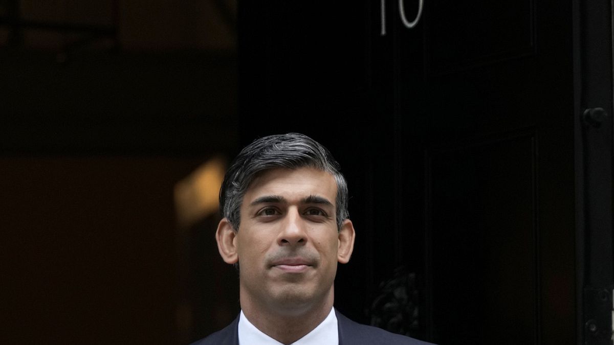 Britain's Prime Minister Rishi Sunak leaves 10 Downing Street to attend the weekly Prime Ministers' Questions session in parliament in London, on July 19, 2023. 