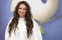 Sarah Brightman attends "The Phantom of the Opera" final Broadway performance at the Majestic Theatre on Sunday, April 16, 2023, in New York.