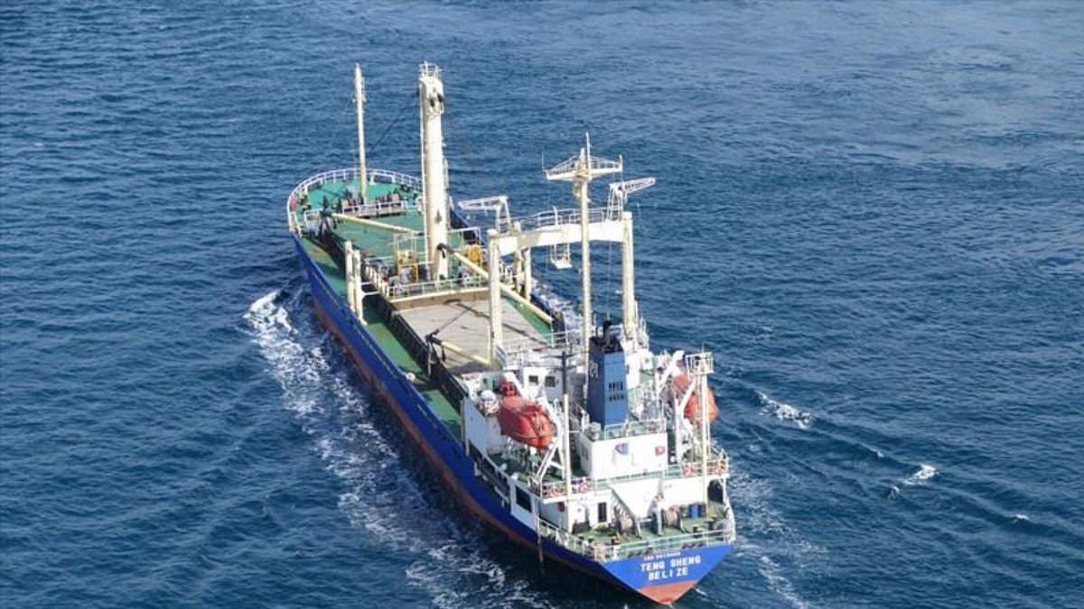 A blokádtörő izraeli hajó