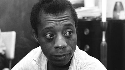 James Baldwin, author of "The Fire Next Time" and "Another Country," at his home, June 3, 1963, New York. 