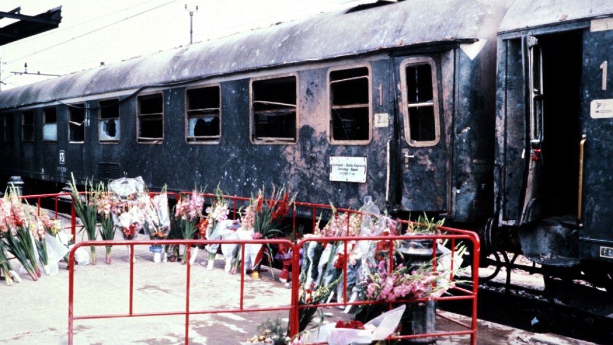 Il treno su cui è esplosa la bomba il 2 agosto 1980 