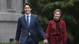 جاستین ترودو، نخست وزیر کانادا به همراه همسرش سوفی