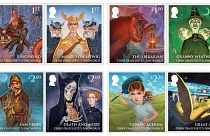 The stamps celebrate Terry Pratchett's defining work, the Discworld saga. 