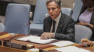 US-Außenminister Antony Blinken vor dem UN-Sicherheitsrat in New York.