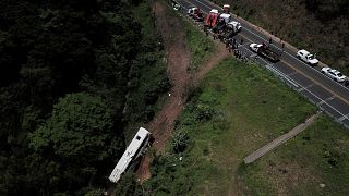 صورة جوية لموقع الحادث في ولاية ناياريت، المكسيك، 3 أغسطس 2023