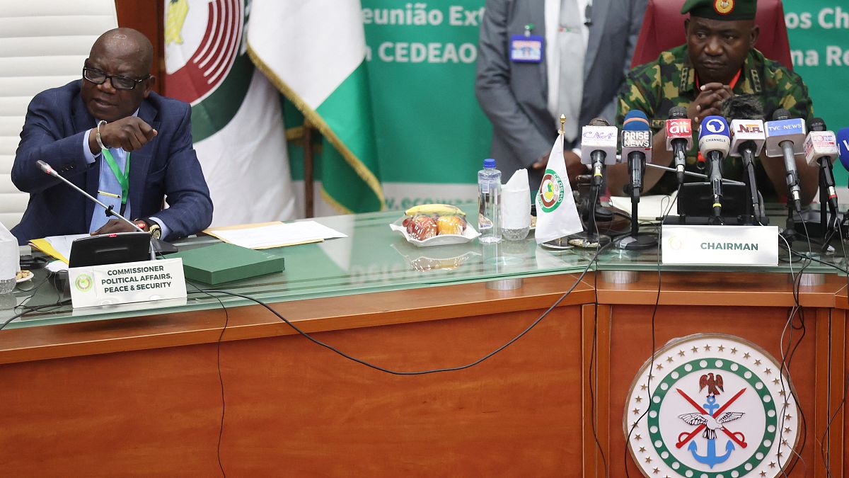 ECOWAS leaders met in the Nigerian capital Abuja.
