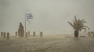 Καταιγίδα στο λιμάνι του Αργοστολίου στην Κεφαλονιά