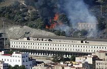 Der Brand kam bis an bewohnte Gebiete in Katalonien heran