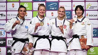 Sanne Van Dijke aus den Niederlanden gewann in Budapest Gold