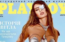 Die erste Playboy-Ausgabe, die seit der russischen Invasion in der Ukraine gedruckt wurde, ist erschienen und zeigt einen Überlebenden eines mutmaßlichen Mordanschlags