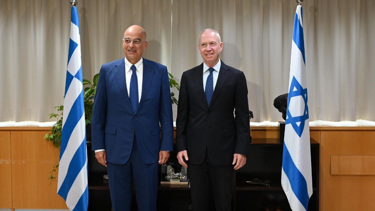 Συνάντηση του Νίκου Δένδια στο Τελ Αβίβ με τον Ισραηλινό ομόλογό του, Γιοάβ Γκάλαντ