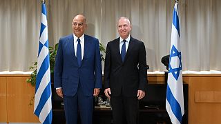 Συνάντηση του Νίκου Δένδια στο Τελ Αβίβ με τον Ισραηλινό ομόλογό του, Γιοάβ Γκάλαντ