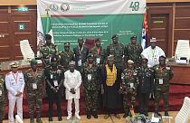 The defence chiefs from the Economic Community of West African States (ECOWAS)