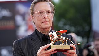  Director William Friedkin poses with his Golden Lion Lifetime Achievement award at the 70th edition of the Venice Film Festival in Venice, Italy on Thursday, Aug. 29, 2013.