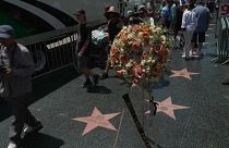 Rosenkranz am Hollywood Walk of Fame zum Gedenken an William Friedkin