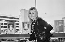 Sharon Tate pictured in London, 1966