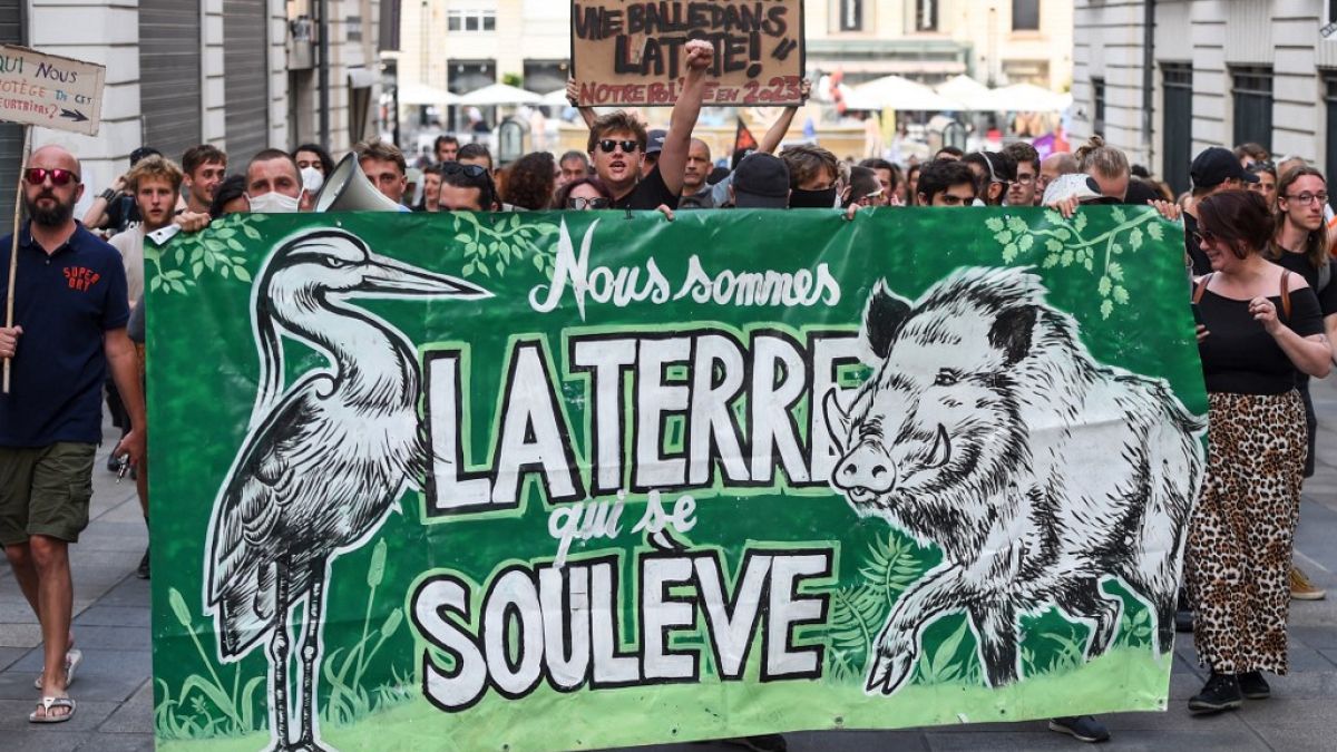 Manifestation de soutien au mouvement "Les soulèvements de la Terre", Nantes, 28/06/2023