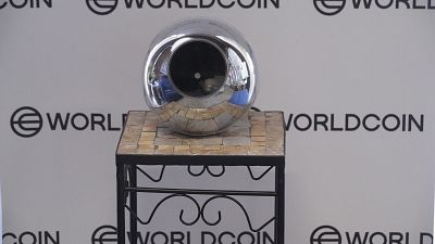 Orb – сферическое устройство для сканирования радужной оболочки глаза, разработанное командой Worldcoin.