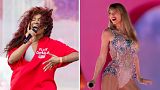 SZA (left) and Taylor Swift (right) lead the 2023 MTV VMA nominations