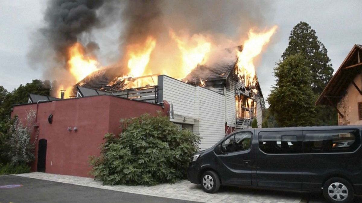 Brand in Ferienunterkunft im Elsass
