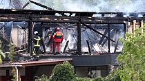 Gegen 6:30 Uhr hatte die Unterkunft Feuer gefangen.